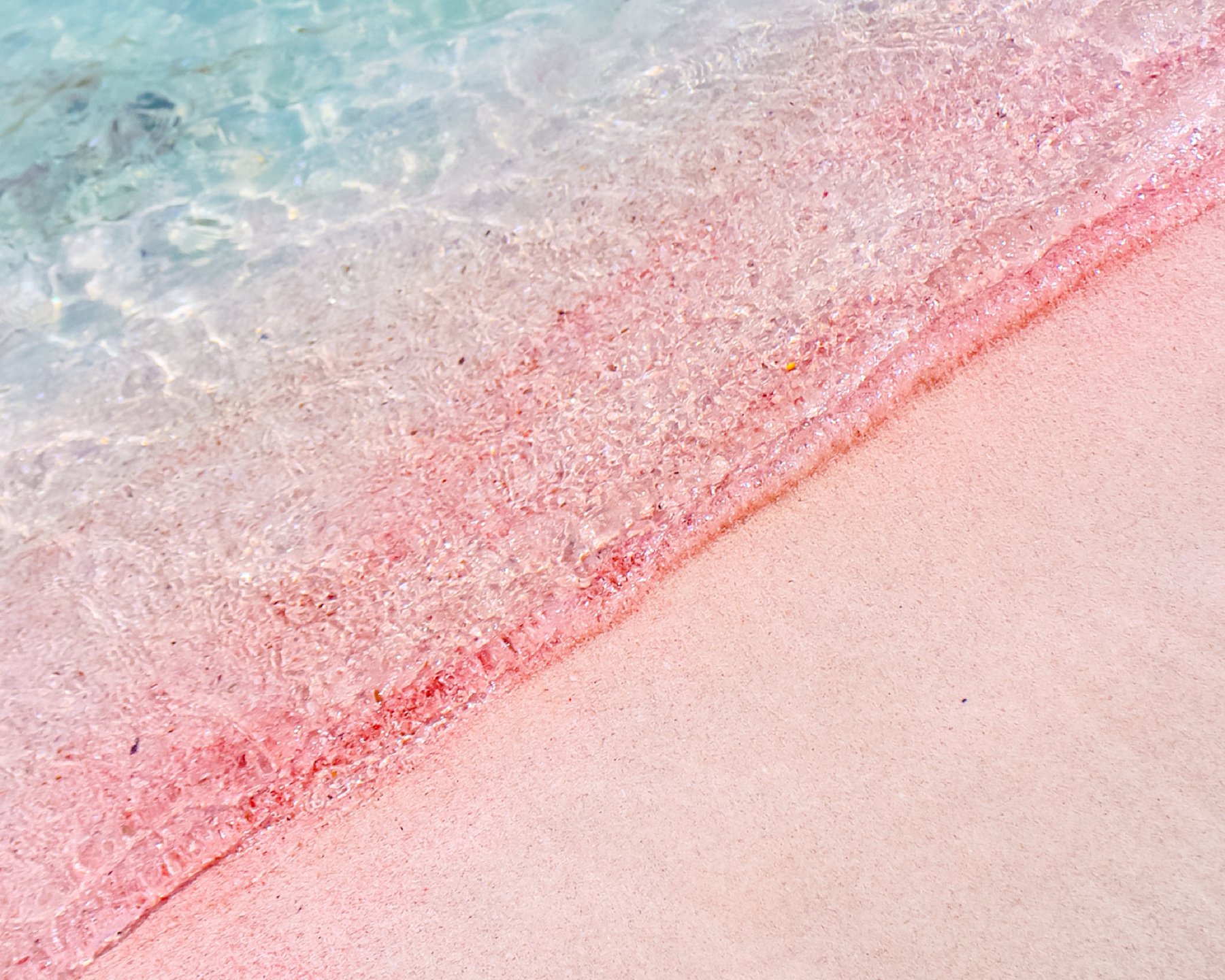 Pink sand beach at Balos Bay, Crete